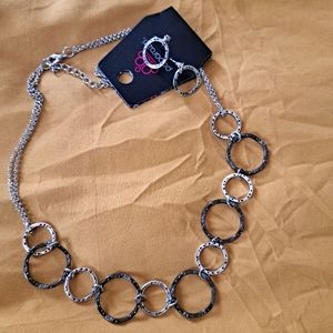 Necklace and earrings